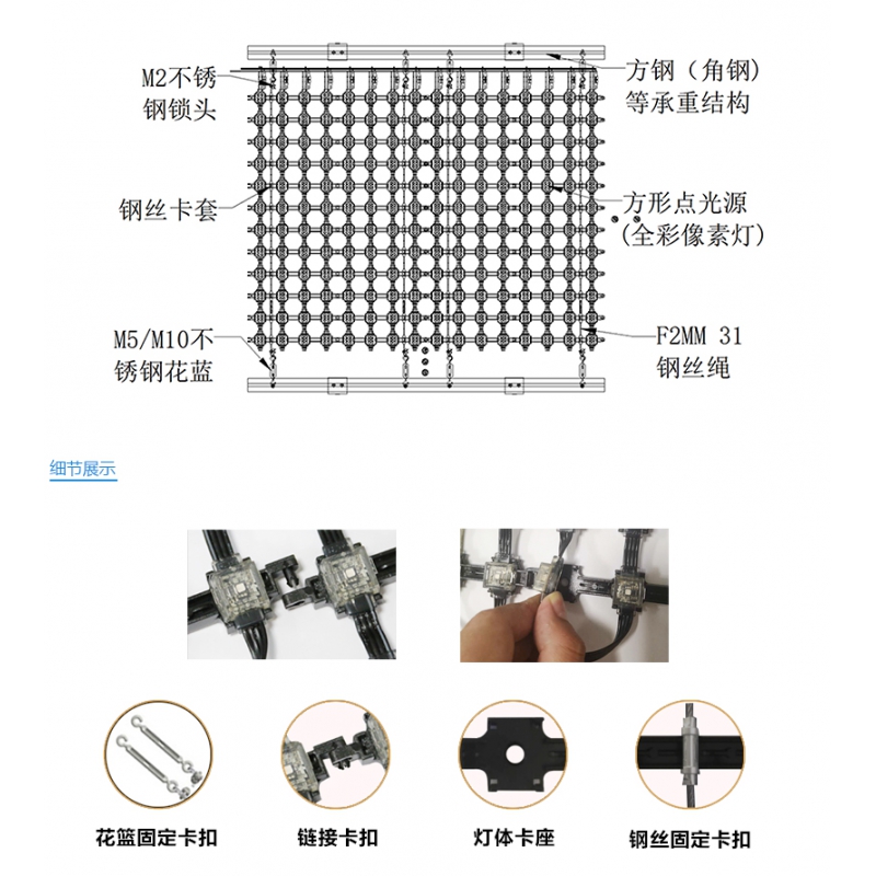 P38.5 LED 網(wǎng)格屏，LED網(wǎng)格軟屏，戶(hù)外LED網(wǎng)格屏
